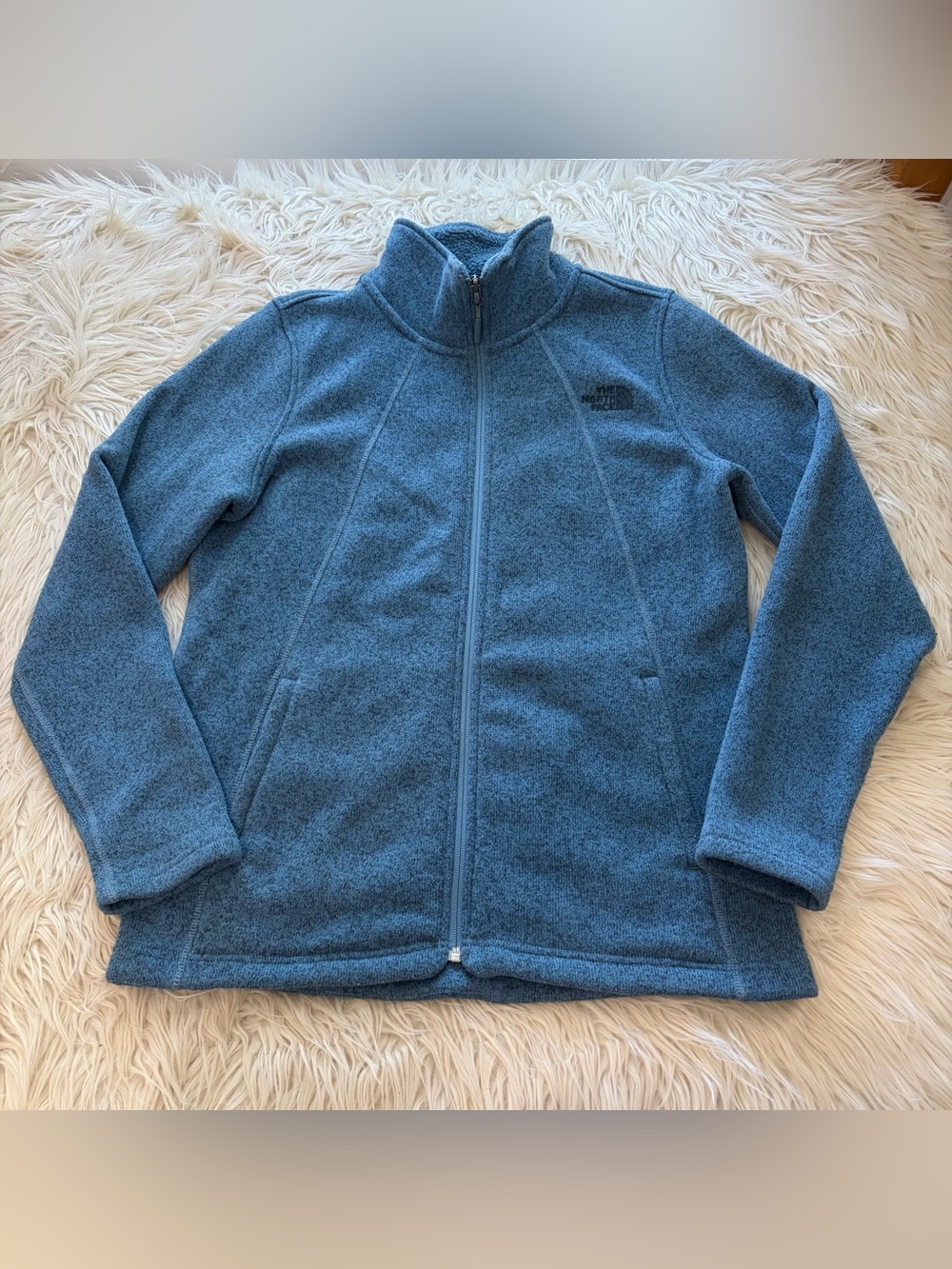 The North Face Crescent Full Zip Jacket Sweater Fleece Women’s Size L Gorpcore
